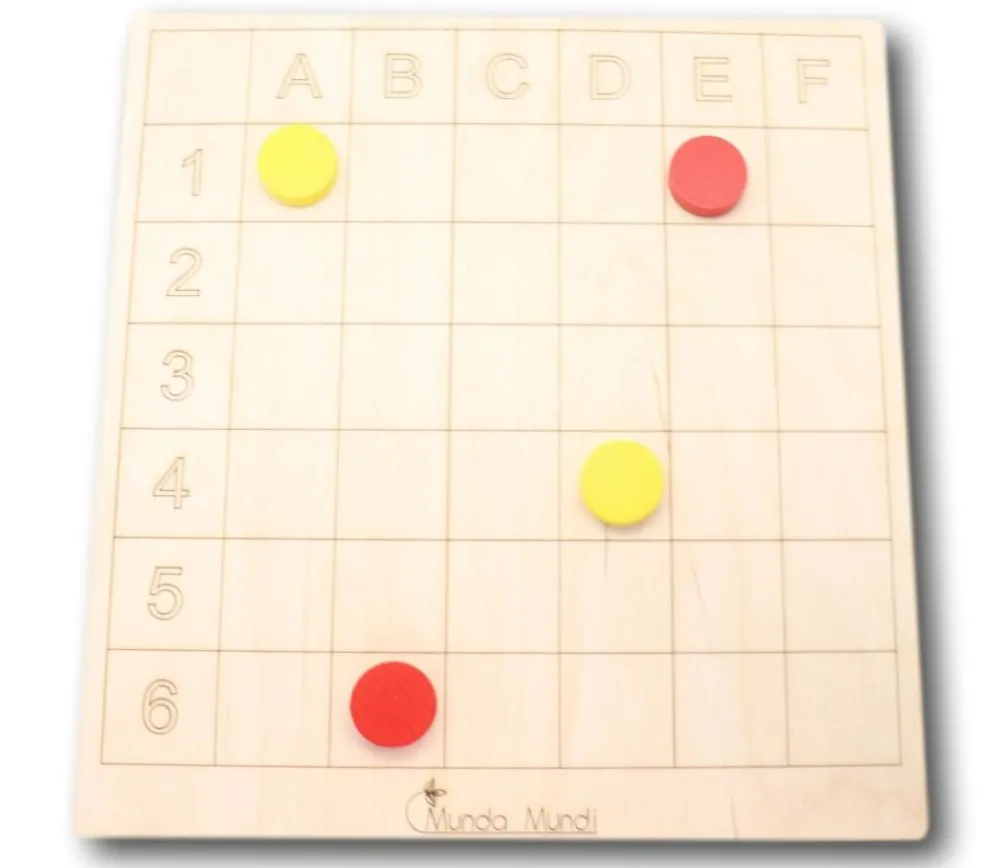 Tout Pour le Jeu Tableau à double entrée en bois 24.5 x 26 cm