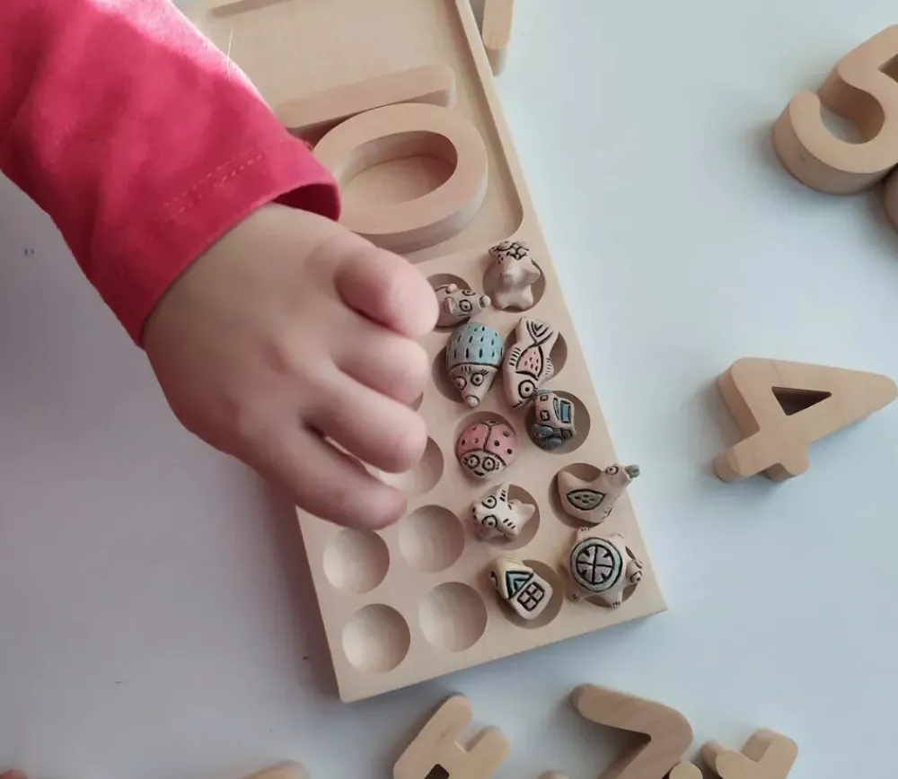 Tout Pour le Jeu Tableau de calcul en bois Montessori + chiffres opérations mathématiques