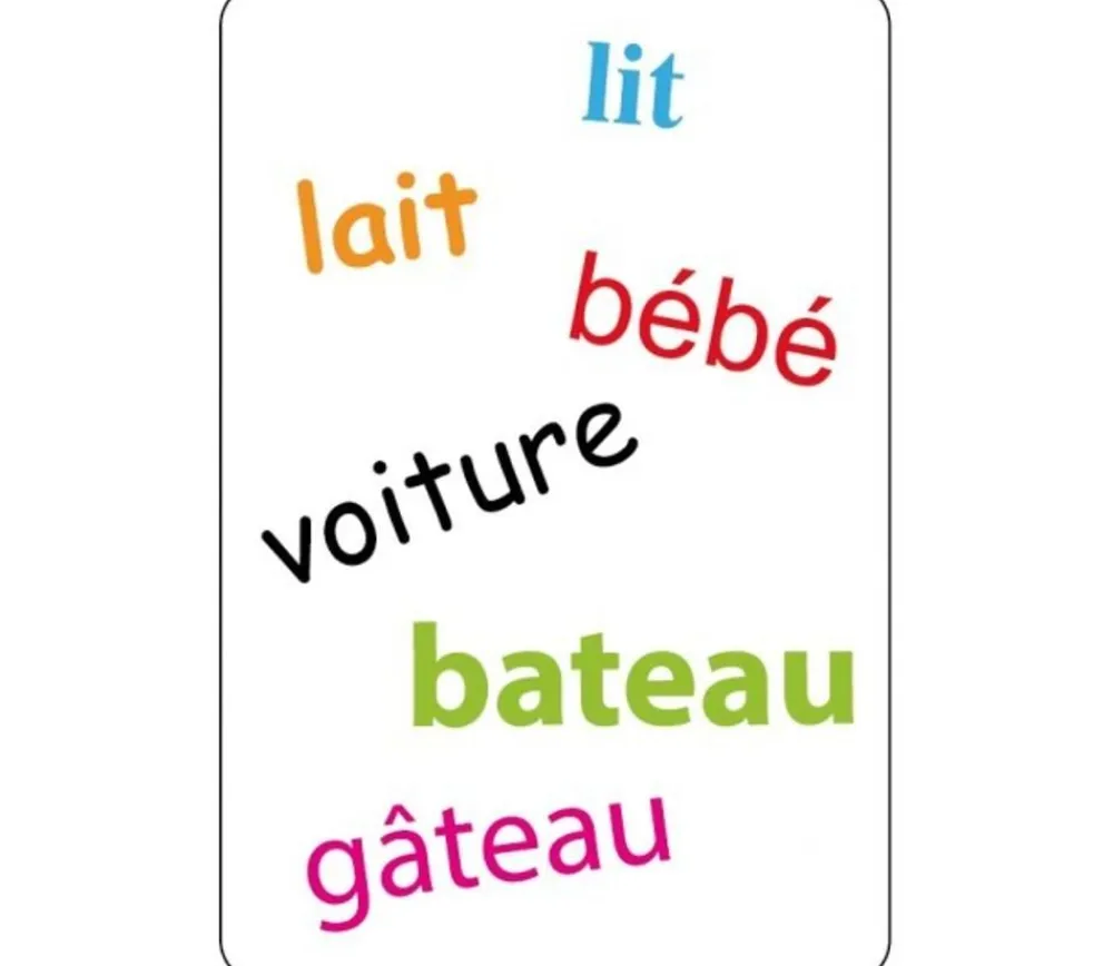 Tout Pour le Jeu Tamtam Français les premiers mots jeu de lecture