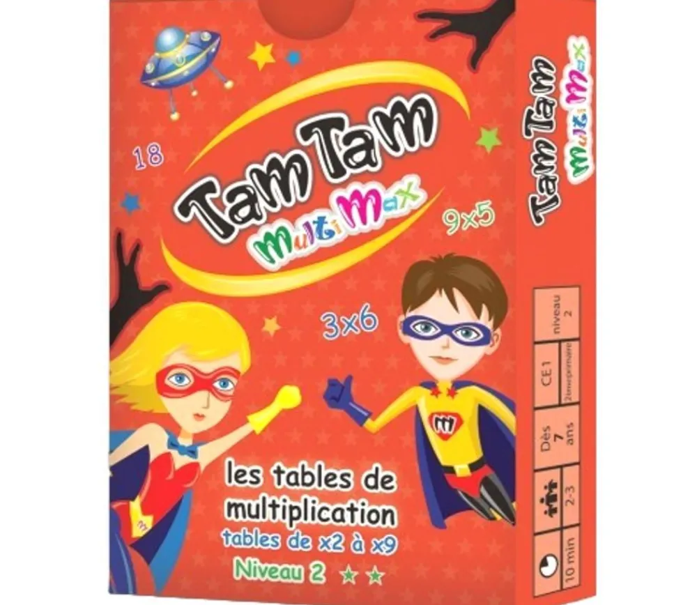 Tout Pour le Jeu Tamtam Multimax 2 jeux tables de Multiplication niveau 2