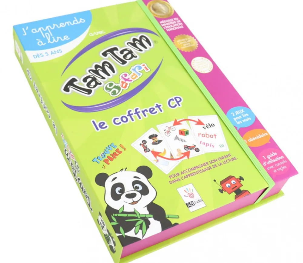 Tout Pour le Jeu Tamtam Safari coffret CP jeu de lecture niveau 1 + 2