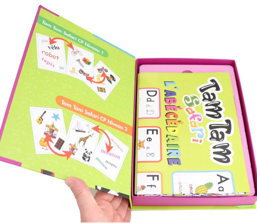Tout Pour le Jeu Tamtam Safari coffret CP jeu de lecture niveau 1 + 2