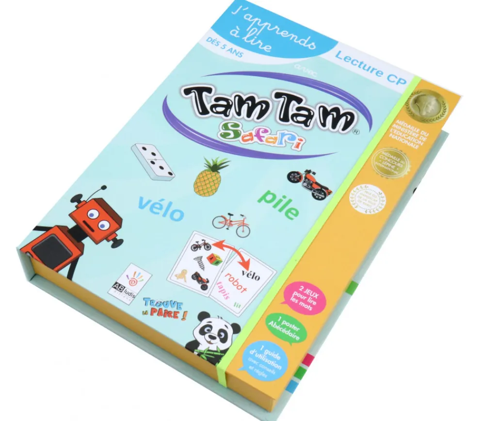 Tout Pour le Jeu Tamtam Safari coffret CP jeu de lecture niveau 1 + 2