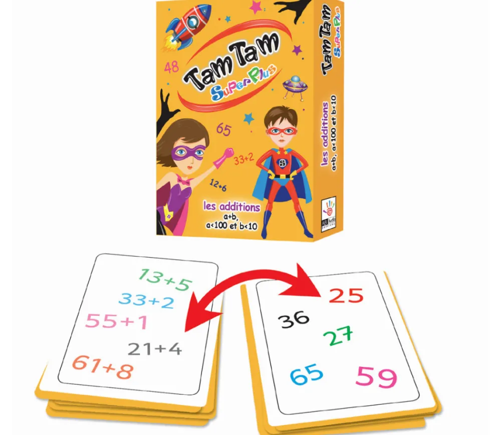 Tout Pour le Jeu Tamtam Superplus : addition a + b dizaines et unités