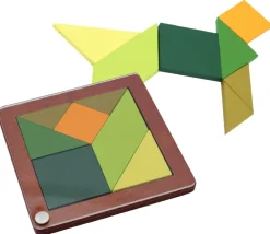 Tout Pour le Jeu Tangram coloré avec sous-verre
