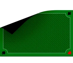 Tout Pour le Jeu Tapis Belote premium 40 x 60 cm Classique avec bords galonnés. Pique coeur trèfle carreau