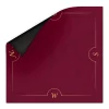 Tout Pour le Jeu Tapis Bridge 78 x 78 cm Bordeaux et or