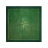 Tout Pour le Jeu Tapis Bridge 78 x 78 cm Rose des Vents vert