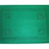 Tout Pour le Jeu Tapis cartes 48 x 70 cm vert décor atouts feutrine dos latex
