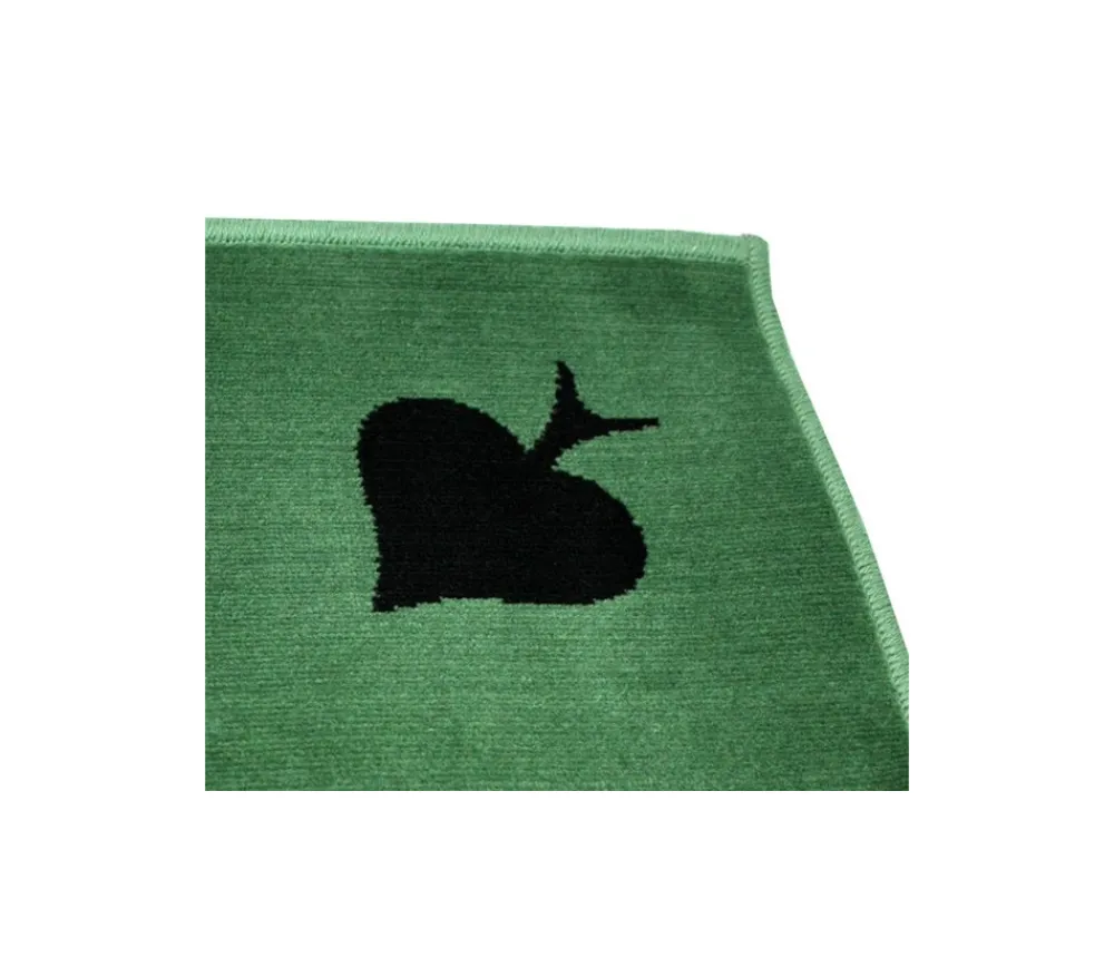 Tout Pour le Jeu Tapis cartes Tissé 77 x 77 cm vert marque France Cartes 4 AS