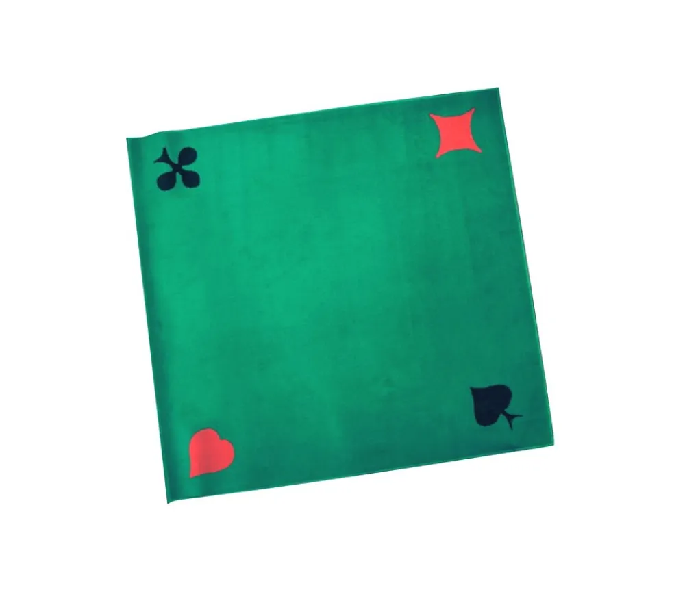 Tout Pour le Jeu Tapis cartes Tissé 77 x 77 cm vert marque France Cartes 4 AS