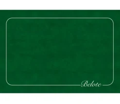 Tout Pour le Jeu Tapis de cartes Belote classique 40 x 60 cm Vert