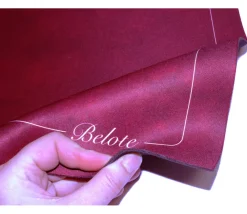 Tout Pour le Jeu Tapis de cartes Belote classique 40 x 60 cm Bordeaux