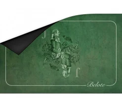 Tout Pour le Jeu Tapis de cartes Belote Valet 40 x 60 cm Vert