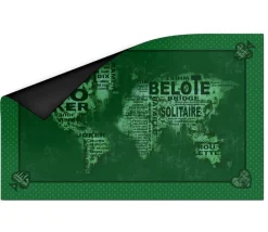 Tout Pour le Jeu Tapis de cartes Cartes du monde 40 x 60 cm Vert