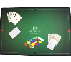 Tout Pour le Jeu Tapis de cartes Néoprène VERT 40 x 60 cm expert Belote
