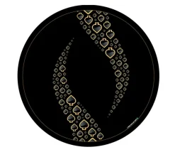 Tout Pour le Jeu Tapis de cartes rond 100 cm Pique Forest