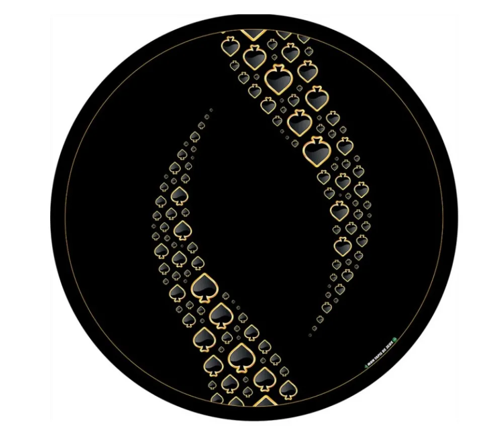 Tout Pour le Jeu Tapis de cartes rond 100 cm Pique Forest