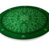 Tout Pour le Jeu Tapis de cartes rond 60 cm vert arabesques