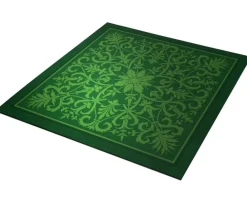 Tout Pour le Jeu Tapis de cartes Vert Arabesques 70 x 70 cm