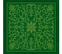 Tout Pour le Jeu Tapis de cartes Vert Arabesques 70 x 70 cm