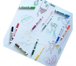 Enfant Tout Pour le Jeu Tapis de jeu à personnaliser 55 x 55 cm avec feutres à encre lavable 55 x 55 cm