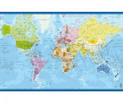 Tout Pour le Jeu Tapis de Jeu Bureau Gaming 100 x 60 cm Carte du monde