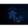 Tout Pour le Jeu Tapis de Jeu Bureau Gaming 100 x 60 cm Meeple bleu gamer