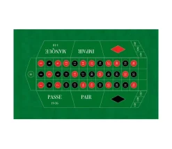 Tout Pour le Jeu Tapis de jeu pour roulette francaise 130 x 80 cm qualité