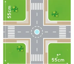 Tout Pour le Jeu Tapis de jeu Ville Carrefour 55 cm pour jeux