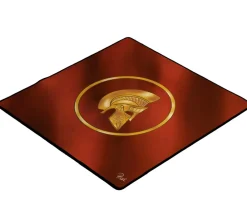 Tout Pour le Jeu Tapis de jeux 40 x 40 cm rouge Casque doré