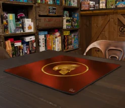 Tout Pour le Jeu Tapis de jeux 40 x 40 cm rouge Casque doré
