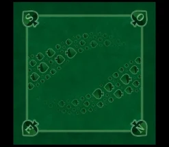 Tout Pour le Jeu Tapis jeu 60 x 60 cm Tarot vert Pique Forest