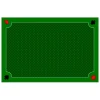 Tout Pour le Jeu Tapis jeu 40 x 60 cm Vert Classique 4 coins : Pique coeur trèfle carreau