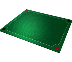 Tout Pour le Jeu Tapis jeu 40 x 60 cm Vert Classique 4 coins : Pique coeur trèfle carreau