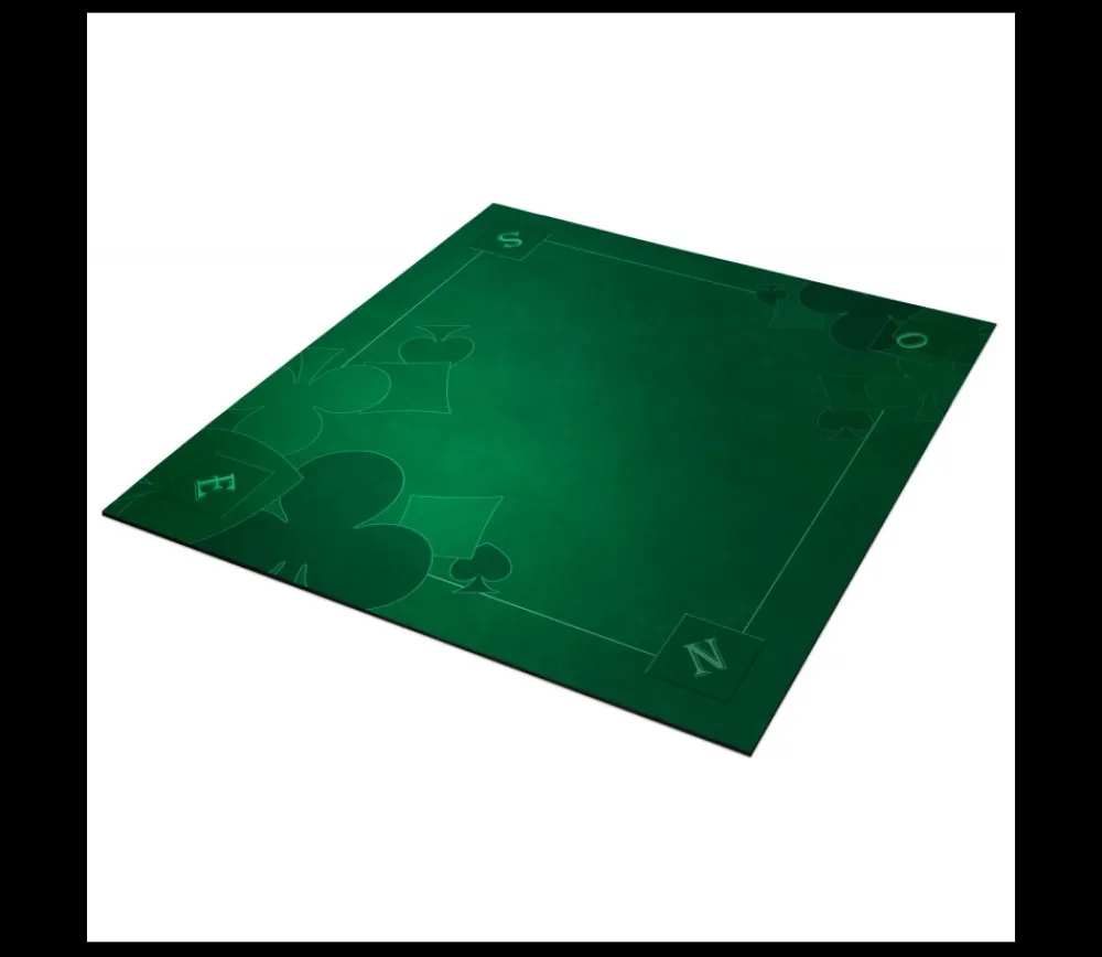 Tout Pour le Jeu Tapis jeu 60 x 60 cm vert Nord-Sud Tarot