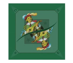 Tout Pour le Jeu Tapis jeu Tarot 60 x 60 cm Excuse vert