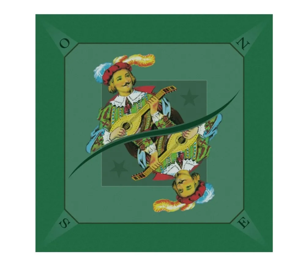 Tout Pour le Jeu Tapis jeu Tarot 60 x 60 cm Excuse vert