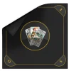 Tout Pour le Jeu Tapis jeu Tarot 60 x 60 cm noir brun Les 3 bouts