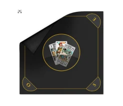 Tout Pour le Jeu Tapis jeu Tarot 60 x 60 cm noir brun Les 3 bouts