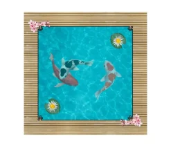 Tout Pour le Jeu Tapis Multijeux 40x40 cm bassin japonais