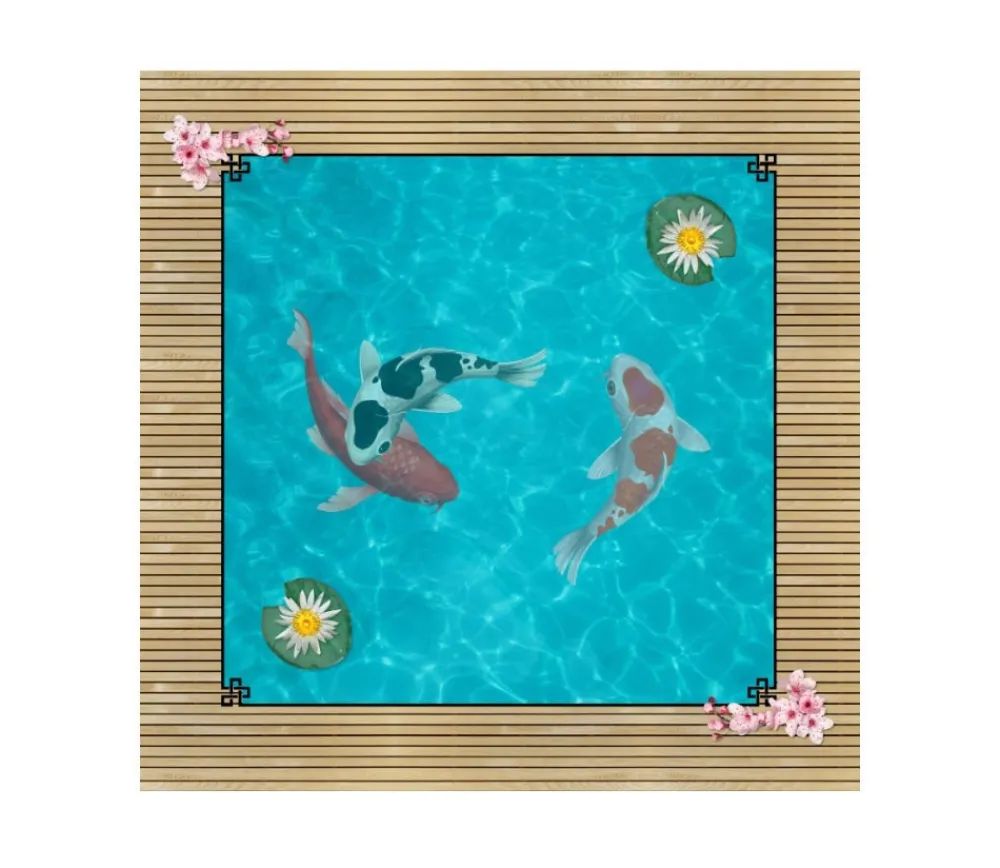 Tout Pour le Jeu Tapis Multijeux 40x40 cm bassin japonais