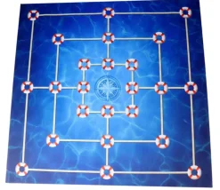 Tout Pour le Jeu Tapis pour jeu du Moulin géant 60 cm (Marelle)