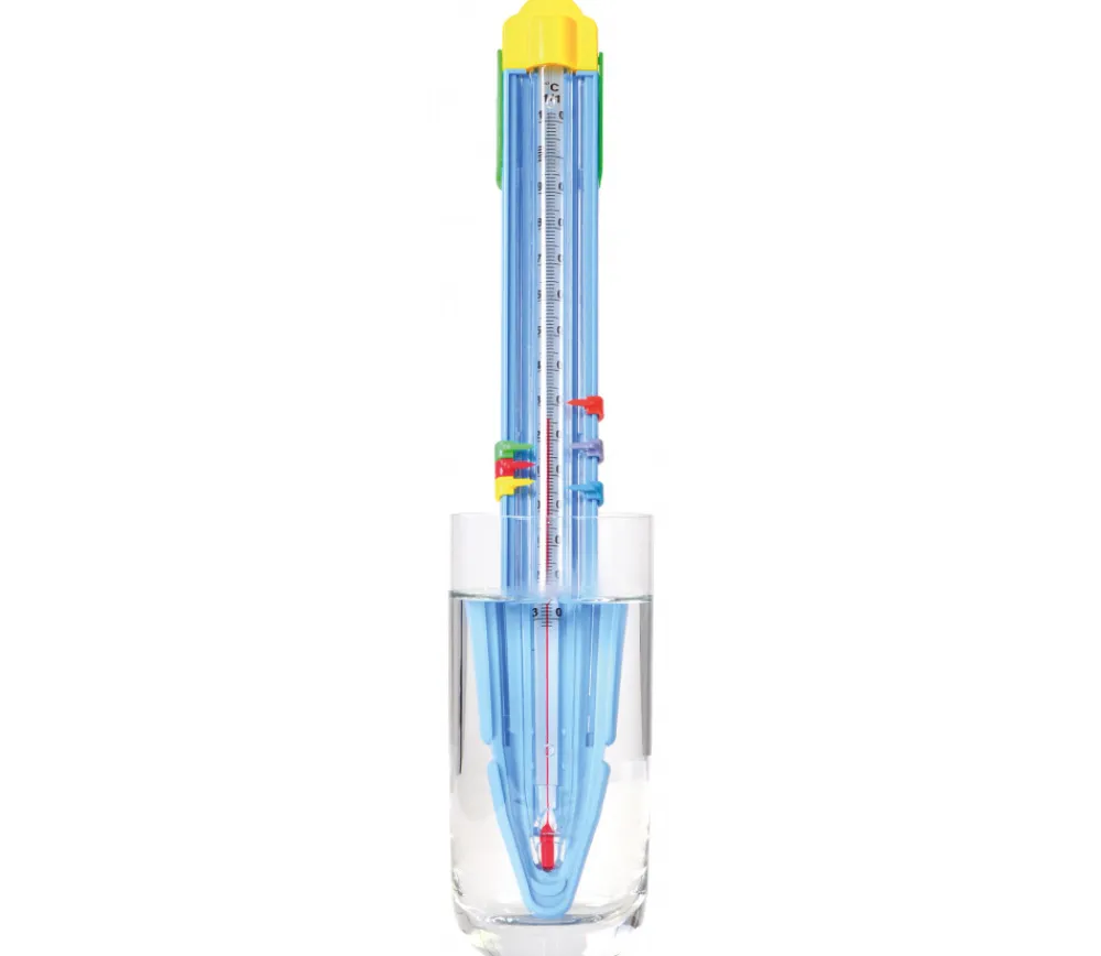 Tout Pour le Jeu Thermomètre éducatif avec pointeurs colorés -30° à +100°C