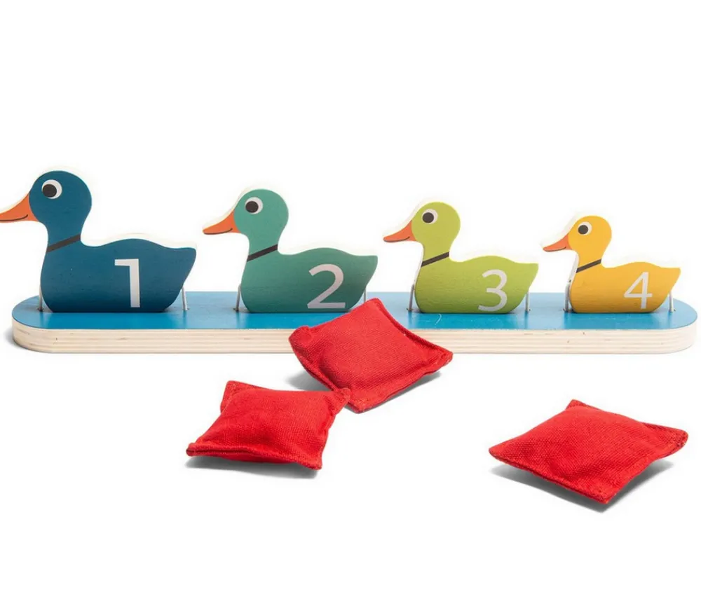 Enfant Tout Pour le Jeu Tir aux canards en bois - chamboule tout