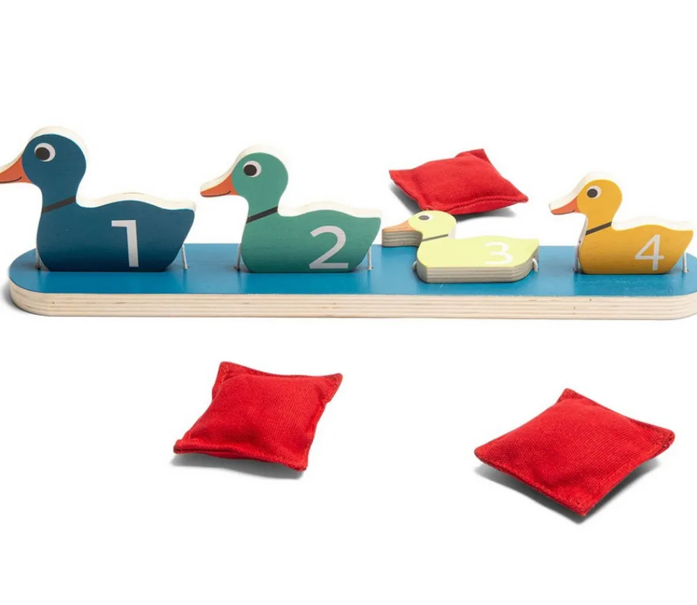 Enfant Tout Pour le Jeu Tir aux canards en bois - chamboule tout