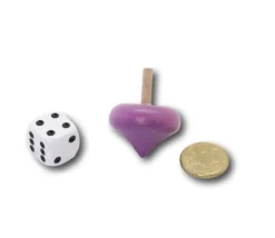 Tout Pour le Jeu Toupie 3 cm en buis coloré - fabrication France