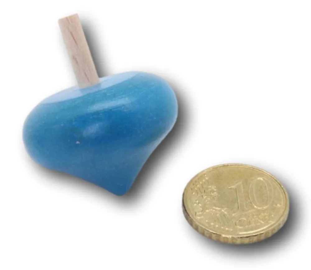 Tout Pour le Jeu Toupie 3 cm en buis coloré - fabrication France