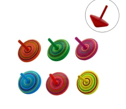 Enfant Tout Pour le Jeu Toupie en bois spirale 4 cm