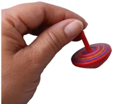 Enfant Tout Pour le Jeu Toupie en bois spirale 4 cm